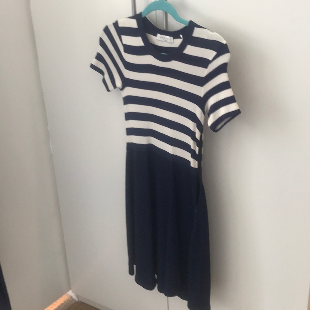 Sandro navy dress